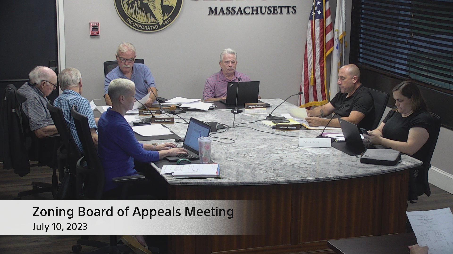 Zoning Board of Appeals Meeting 7/10/2023